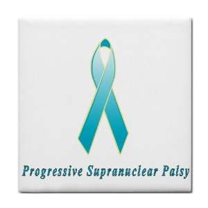  Progressive Supranuclear Palsy Awareness Ribbon Tile 