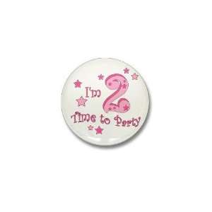   birthday toddler girl pink Mini Butto Cute Mini Button by 
