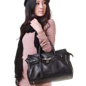 100% Real Genuine Leather Purse Shoulder Bag Handbag Briefcase Lock 