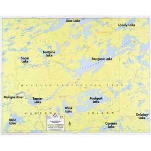  Fisher BWCA/Quetico Canoe Map Number 24