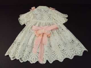   Lace Dress for Antique 20 21 JUMEAU BRU Steiner Bebe Doll  