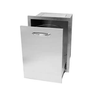 Sunstone 304 Stainless Steel Pull out Trash Drawer for Build in Island 