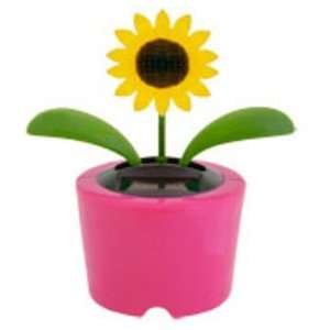  Solar Powered Plastic Sunflower Flip Flap Dancing 