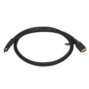  3FT 24AWG CL2 High Speed HDMI Cable w/ Net Jacket   Black 