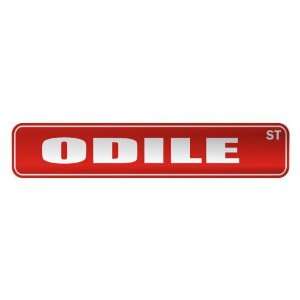 ODILE ST  STREET SIGN NAME