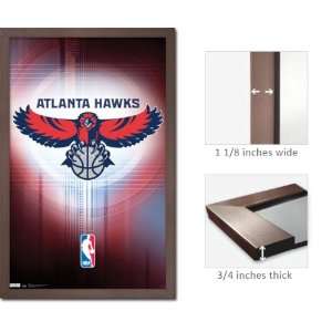    Slate Framed Atlanta Hawks Logo Poster 5418