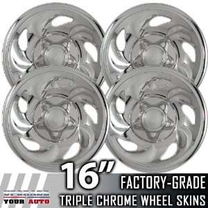  97 00 FORD EXPEDITION 16 Chrome Wheel Skin Covers 