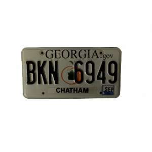  Georiga, Georgia.gov black numbers License Plate 