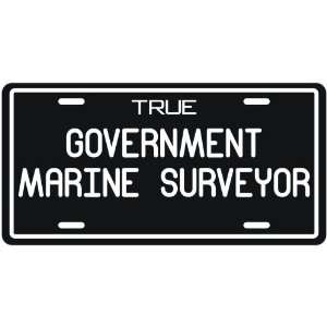  New  True Government Marine Surveyor  License Plate 