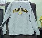 Reebok NHL BUFFALO SABRES Stitched Gray Hooded Sweatshirt Youth Medium 