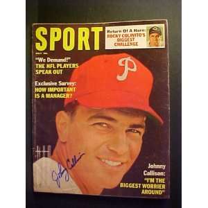  Johnny Callison Philadelphia Phillies Autographed July 