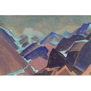  Hand Made Oil Reproduction   Nicholas Roerich   24 x 16 