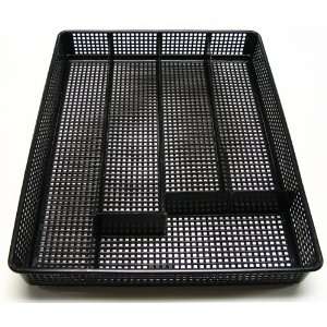  Cutlery Trays and Organizers  Large Cutlery Tray   Black 