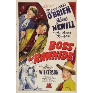  Boss of Rawhide Movie Poster (27 x 40 Inches   69cm x 