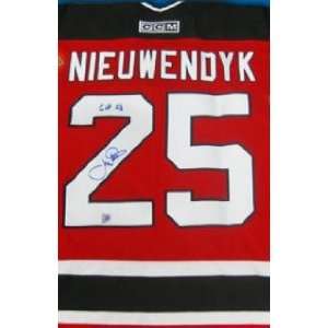  JOE NIEUWENDYK NJ Devils 2003 Cup autographed Hockey 