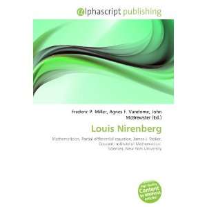  Louis Nirenberg (9786134171946) Books