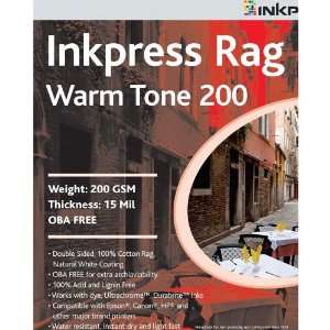   Rag Warm Tone 200 GSM 17in. X 50ft. Inkjet Paper Roll