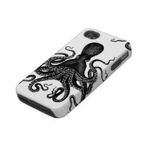  Steampunk Tough Kraken   Victorian Octopus Iphone 4 Tough 