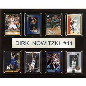  NBA Dirk Nowitzki Dallas Mavericks 8 Card Plaque