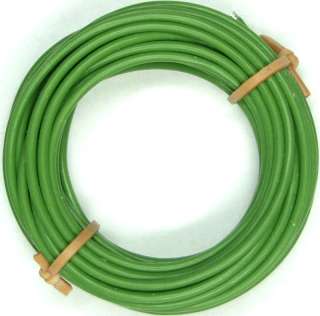 22 AWG Stranded Silver Plated Teflon Wire Green 10 ft  