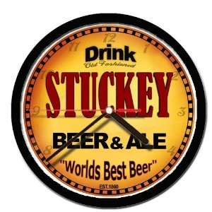  STUCKEY beer and ale cerveza wall clock 