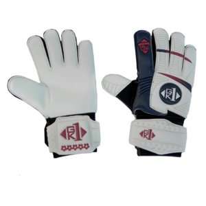 GK1 All American Soccer Goalie Gloves WHITE/BLACK/RED 8  
