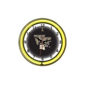  Wake Forest 18 Neon Wall Clock