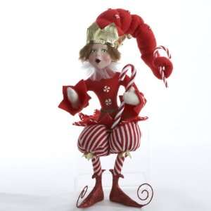   Pixie with Candy Canes Christmas Table Top Decoration 