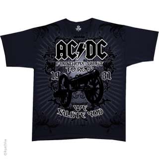 New AC/DC Stand Up T Shirt  
