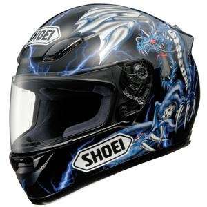  Shoei RF 1000 Strife Helmet   Medium/Blue Automotive