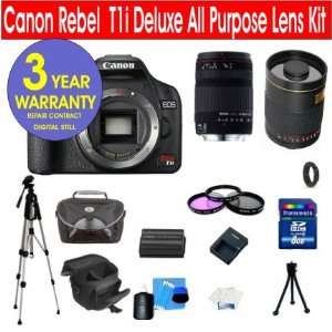  22 Piece All Inclusive Kit with Canon EOS Rebel T1i 500D 