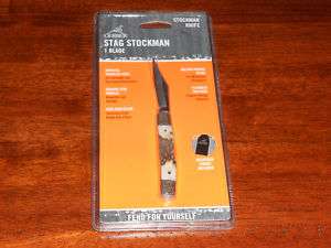 Gerber Stag Stockman 1 blade folding pocket knife  