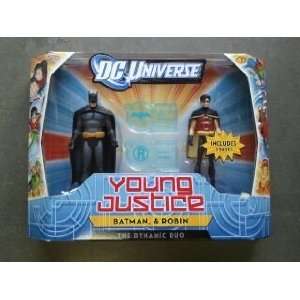  DC Universe Young Justice Batman And Robin Figure 2 Pack 