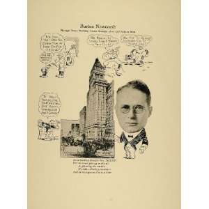   Newcomb Chicago Manager Straus Bldg.   Original Print