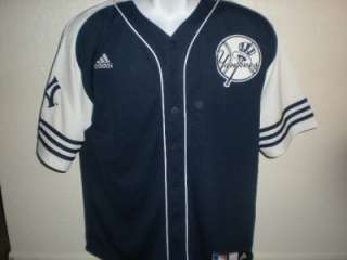    IRREGULAR New York Yankees YOUTH Large 14/16 Sewn Adidas Jersey BZS