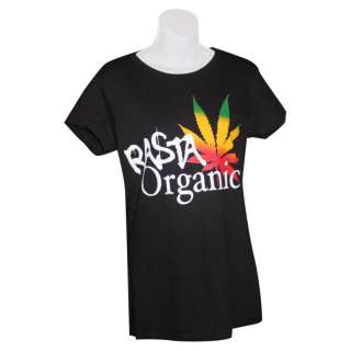 Cooyah Womens Rasta Organic T Shirt Reggae Jamaica CY  