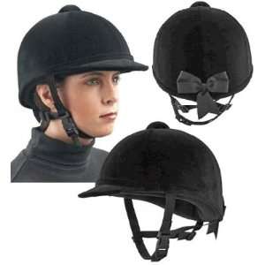  Charles Owen The Rider Helmet Black, 6 3 4 Sports 