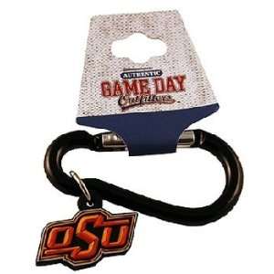   NCAA Oklahoma State Cowboys PVC Carabiner Keychain