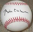 BILL CLINTON Signed Baseball Yankees 100th Anniv. 2 JSA