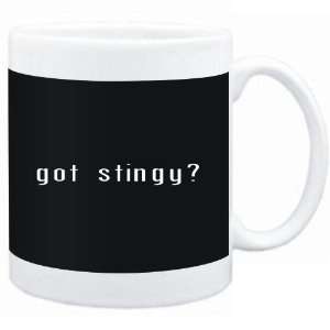  Mug Black  Got stingy?  Adjetives