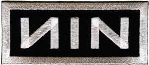  Nine Inch Nails NIN Logo New Iron On Patch p2973 Clothing