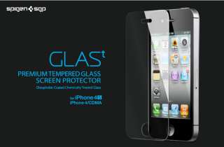 SGP Premium Tempered Glass Screen Protector [GLAS.t] for iPhone 4S / 4 