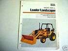 Case 480E LL Loader Landscaper & 380B Tractor Brochures