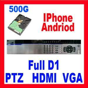  Full D1 Standalone DVR for Security Camera System Support iPhone 