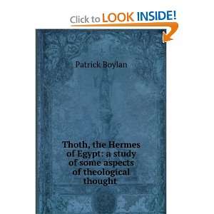   aspects of theological thought in ancient Egypt Patrick Boylan Books