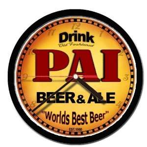  PAI beer and ale cerveza wall clock 