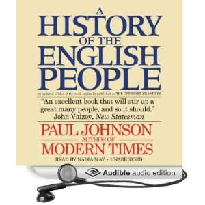   English People (Audible Audio Edition) Paul Johnson, Nadia May Books