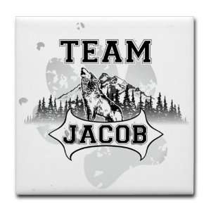   Tile Coaster (Set 4) Twilight Wolf Team Jacob 