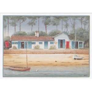  Maison De Vacances Ii by Dominique Perotin. Size 14.00 X 