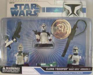 Star Wars Clone Trooper Bust ups Armada 2 NIP ages 3+  